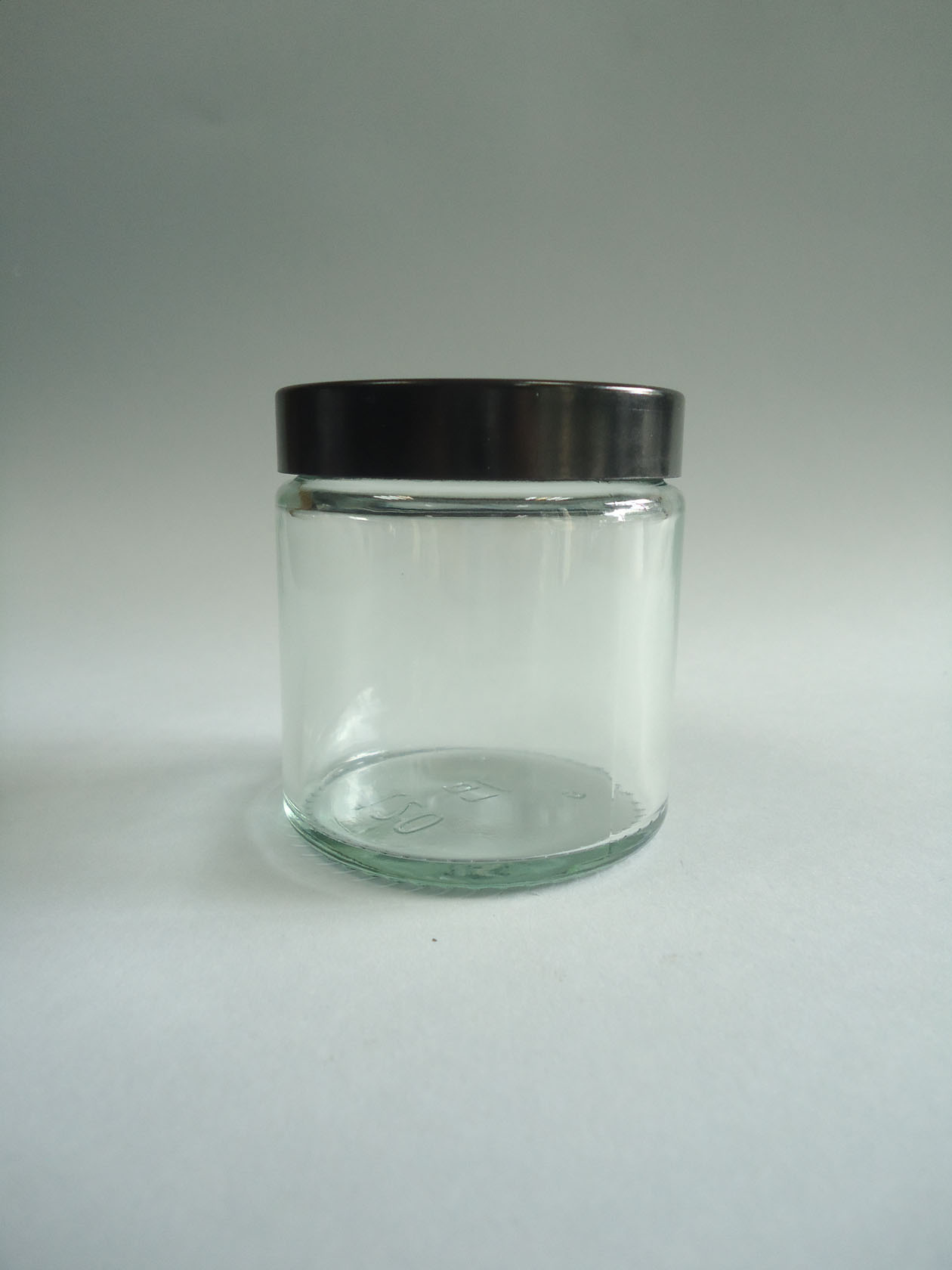 Transparente: Bote vidrio tapa baquelita negra 120 ml. transparente