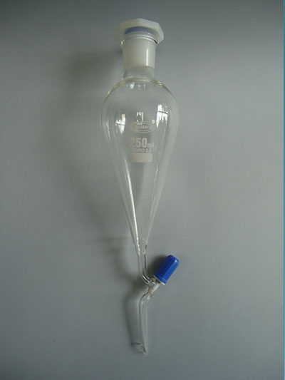 Embudo decantación  500 ml. grifo PTFE