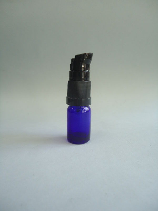 Frasco crema-aceite  5 ml. azul