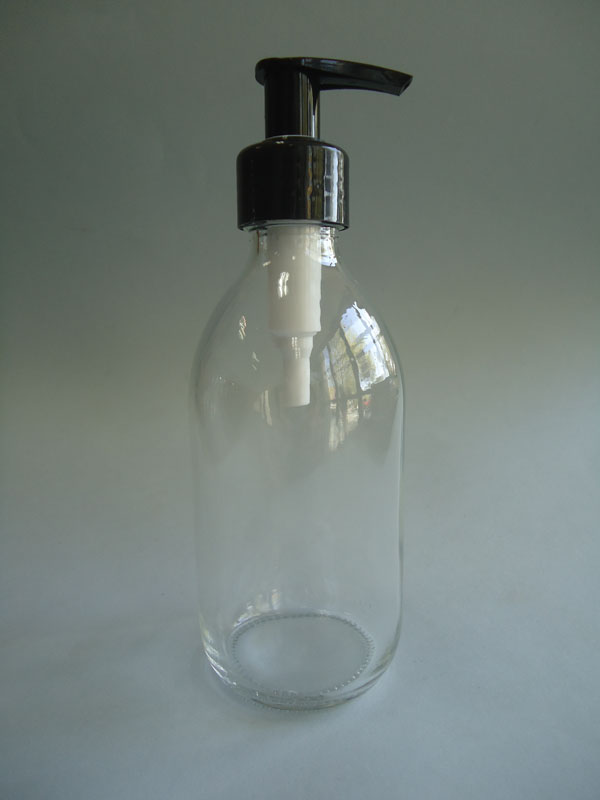 Frasco jabón  250 ml. transparente (pack 60 u.)